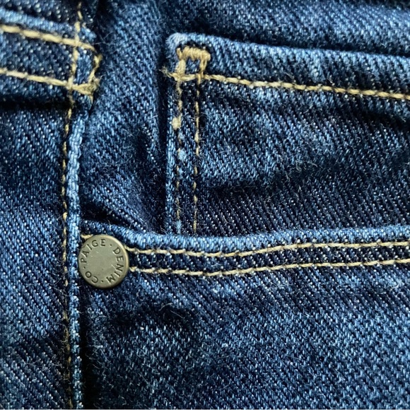 Paige•Size 28•2.5” Jimmy Jimmy Shorts•Cuffed Denim•Medium/Dark Wash•Distressed - Picture 8 of 12